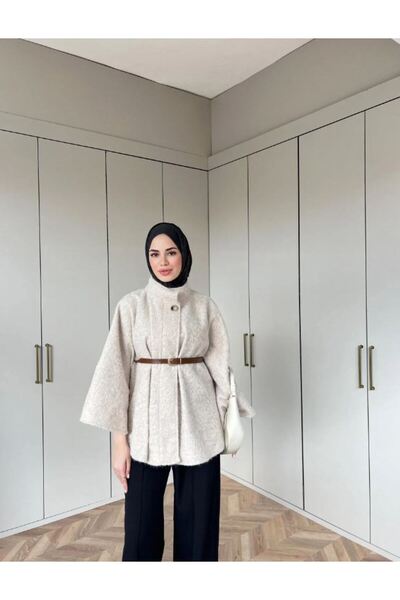 Thebomb Jesika Belted Cashmere Poncho