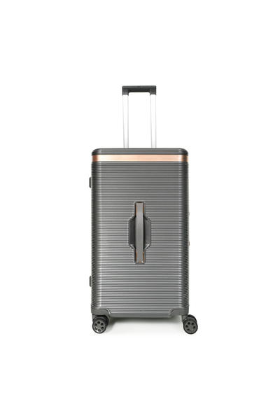 MORANO Modern travel bag made of polycarbonate material, 2 pieces (26/20 Inch)