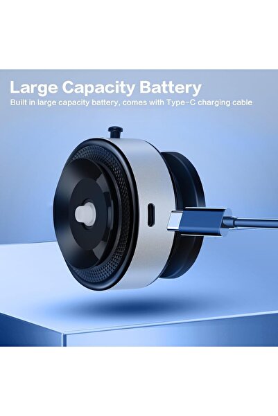 AutoFamily Magnetic Car Phone Holder - 360° Adjustable Dashboard Mount, Strong Lock Base (AF12 Black)