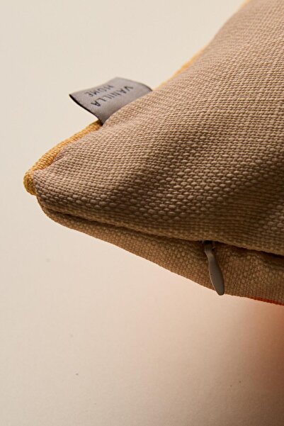 Vanilla Home Good Vibes Printed Piped Detail Throw Pillow Cover