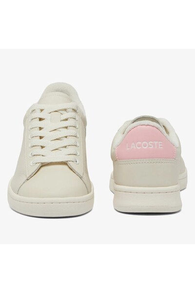 Lacoste Carnaby Set Leather Womens Sneaker Genuine Leather Women's Casual Sports Shoes Cream