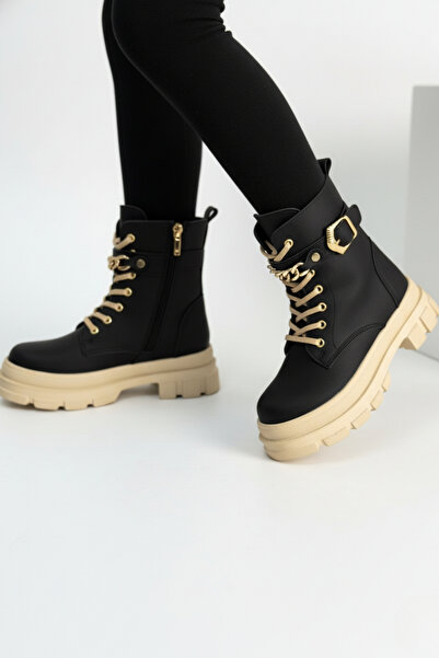 DİGGO KİDS Μπότες για κορίτσια με λεπτομέρεια από αλυσίδα, με φλις εσωτερικά, με φερμουάρ, καθημερινές μπότες, ελαφριά σόλα