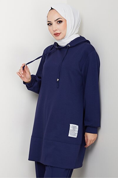 Bestenur Arma Detail Double Suit 1661 - Navy Blue