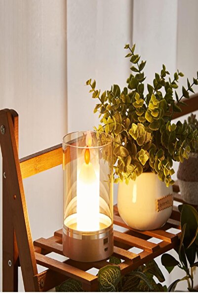 SHIFT DECO TOKYO 3 MODLU MUM EFEKTLİ DEKORATİF ŞARJLI MASA LAMBASI EL HAREKET...