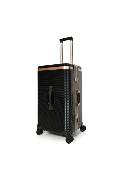 MORANO Modern travel bag made of polycarbonate material, 2 pieces (26/20 Inch)