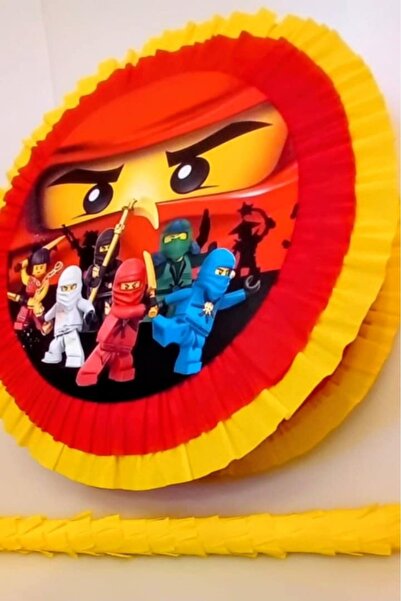 HappyHit Pinata BLOCURI DE CONSTRUCTIE pentru petreceri rotunda 35 cm handmad...