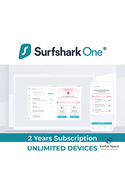 Surfshark UNUL – 2 ani Dispozitive nelimitate