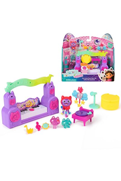Gabby's Dollhouse Set story music Casa de papusi Gabby Film, Multicolor