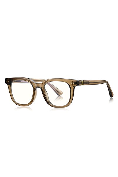 SKYDDAR INNOVATION Unisex/Men's Blue Light Protection Glasses, Metal Frames, 2229, Modern Design, set sticker, Brown