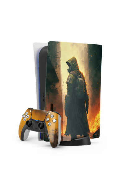 ACME LABS Skin Sticker PlayStation 5 Gaming Console Cover Wrap- Urban Wastelad