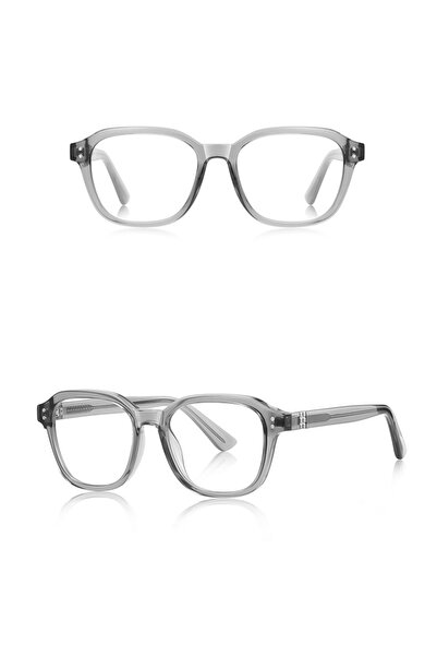 SKYDDAR INNOVATION Unisex/Men's Blue Light Protection Glasses, Metal Frames, 2227, Modern Design, set sticker, Gray