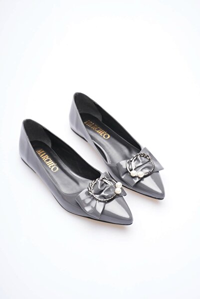 MARCHEO Charlotte Women's Gray Ballet Shoes