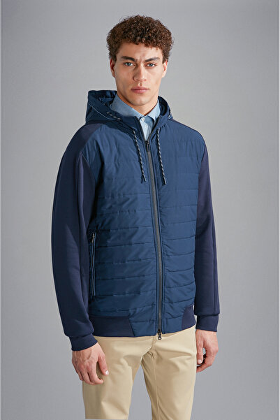 PAUL&SHARK MEN'S ZIPPED SWEATSHIRT C.WCOTTON