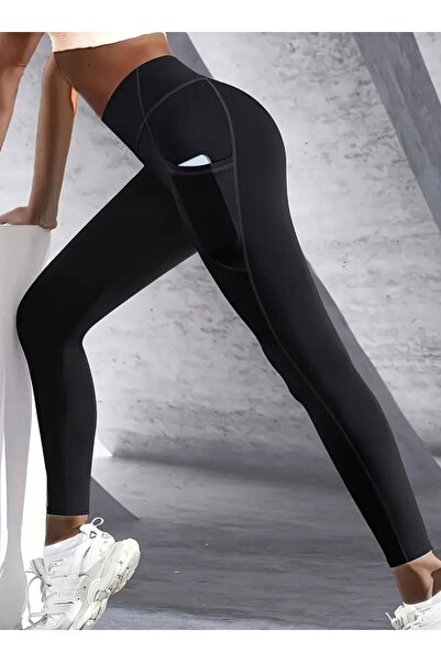 LACKH High Waist,Stretchy,Solid Color Leggings Comfortable Soft Stylish Style for Fitness with Side Pocket # Tights