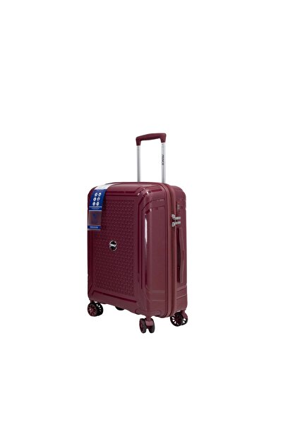 Prince Travelling Prince Pro High-Grade PP 8-Wheel Cavaro XL 3-Pc Luggage Set (21”+25”+29”) – Maroon, Durable Build
