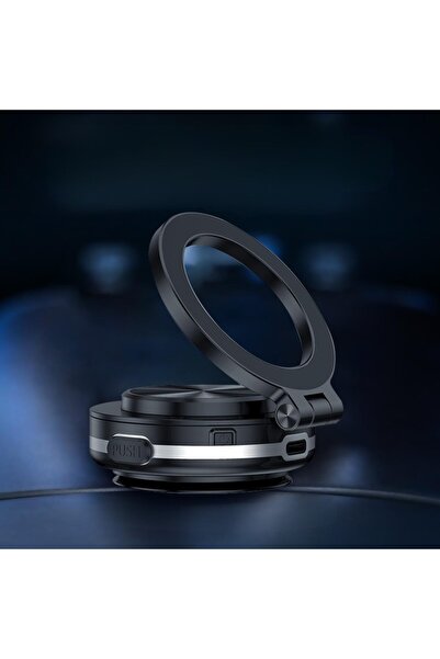 AutoFamily Magnetic Car Holder | 360° Adjustable Dashboard Mount (AF19- Black)