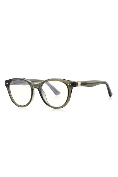 SKYDDAR INNOVATION Unisex/Men's Blue Light Protection Glasses, Metal Frames, 2231, Modern Design, set sticker, Green