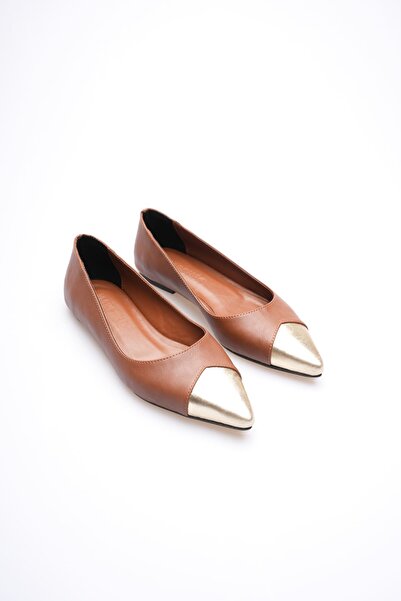 MARCHEO Margaret Women's Tan Ballet Shoes