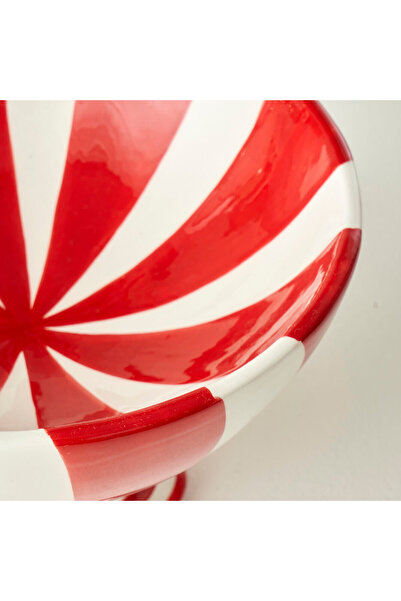 Bella Maison Merry Christmas Ceramic Presentation Bowl Red (17.5X11.5 cm)