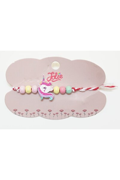 Flippy Martisor Bratara Multicolora pentru Copii, din Lemn si Textil, Model 4