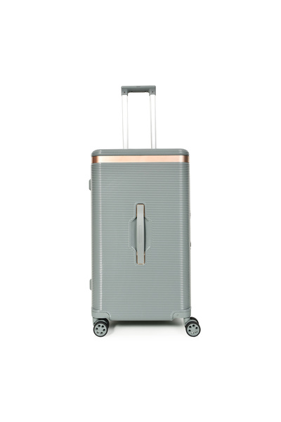 MORANO Modern travel bag made of polycarbonate material, 2 pieces (26/20 Inch)