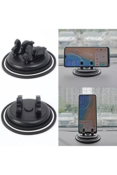 AutoFamily Magnetic Car Phone Holder | 360° Adjustable Dashboard Mount with Strong Lock Base & Sleek Design