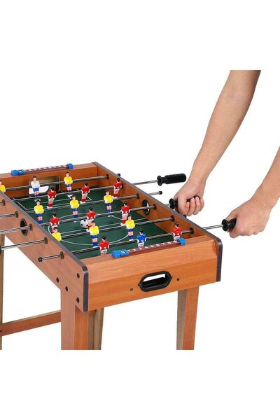 Generic 48 Inch Foosball Table Competition Size 4 Player Arcade Soccer Game Kids Adults Wood Frame