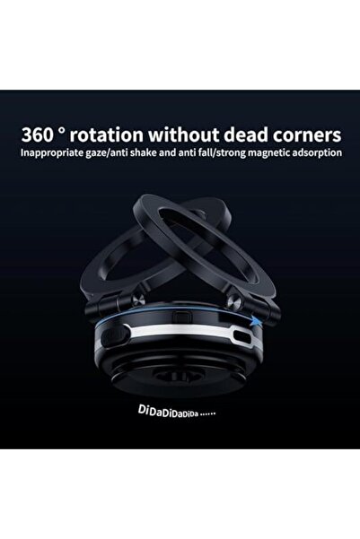 AutoFamily Magnetic Car Holder | 360° Adjustable Dashboard Mount (AF19- Black)