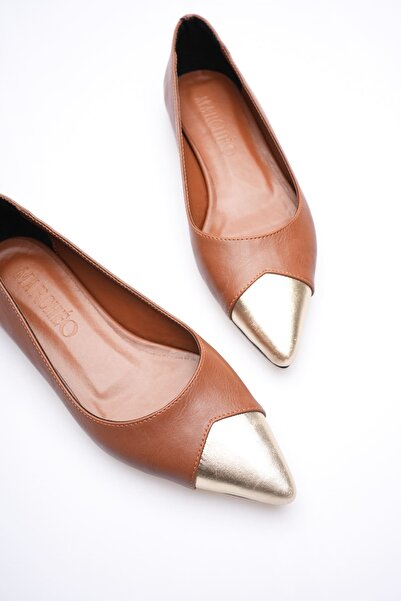 MARCHEO Margaret Women's Tan Ballet Shoes