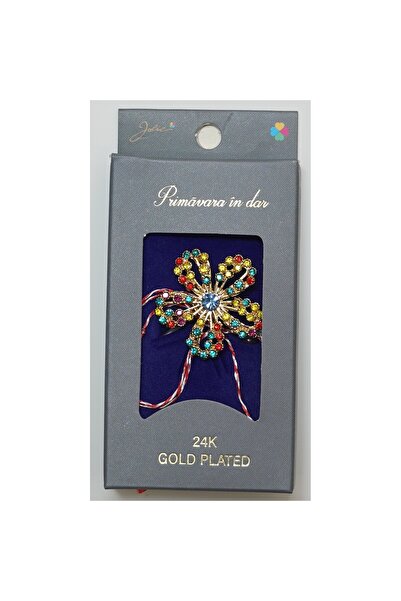 JOLIE Martisor Brooch 24K Gold Plated, Brooch Size Approx 2- 3 cm, Model 14