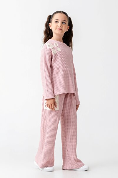 Harika KIDS Κοριτσίστικο Σετ Φόρμας Δαντελένιο καμπάνα Ετών 7-10