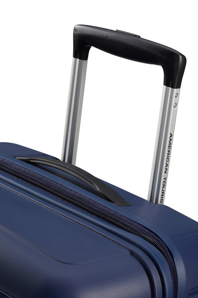 American Tourister HIGH TURN-901 Navy Blue Cabin Troller Suitcase - 55/20 cm, 4 H-Spin Wheels