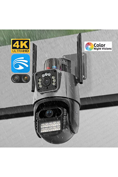 Closeli Surveillance Camera,PTZ Security Camera Dual Lens,CCTV Camera,Outdoor Camera,Security Camera