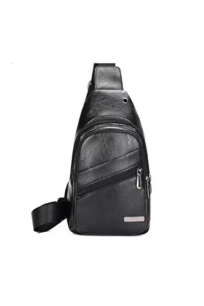 Zen Store KHAKI Crossbody Sling Bag with Earphone Hole for Men & Women - Chest Daypack for Hiking Camping