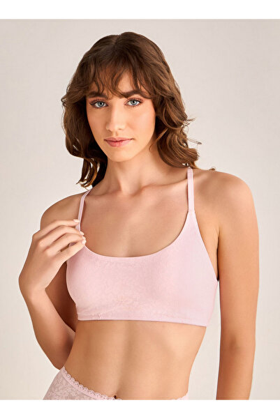 FAV Floral Lace Textured Support Bra