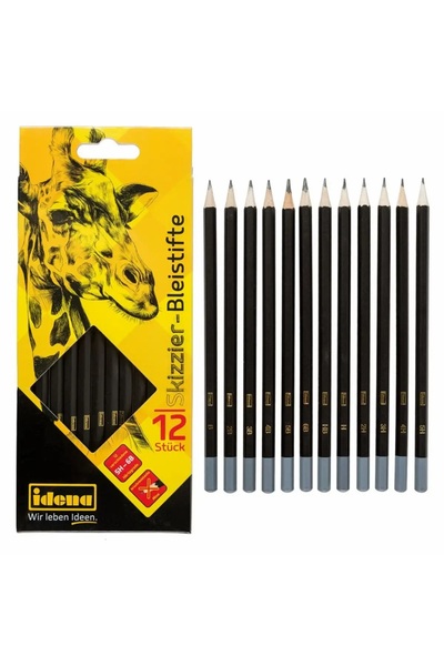 Idena Set 12 creioane diverse tarii