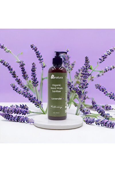 Bionatura معقم اليدين العضوي، برائحة اللافندر، 500 مل