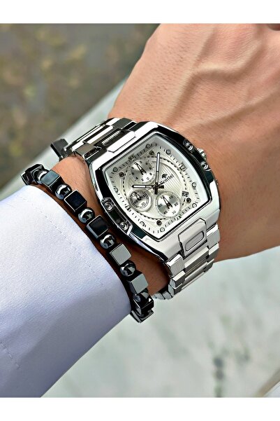 Bentini Functional Men's Watch with Rectangular Design
