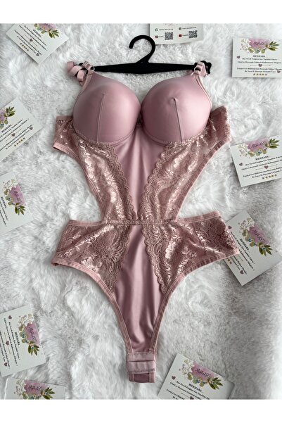 Nuzabi Βελούδινο κορμάκι με επένδυση από πούδρα, με ενίσχυση και δερμάτινη δα...