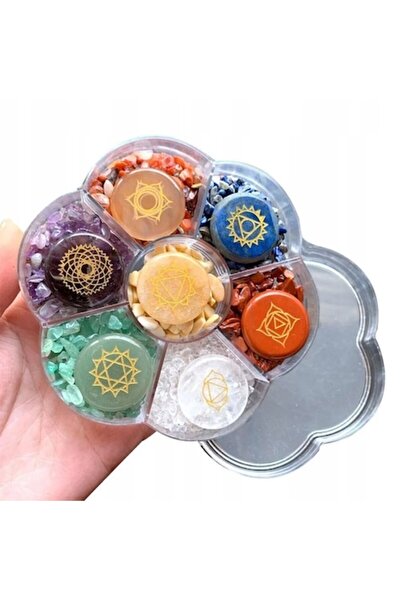 OEM meditation stones set - 7 chakras with aroma sprayer