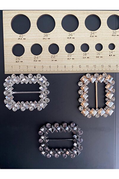 Mona Roza Aksesuar Taşlı Kemer Tokası