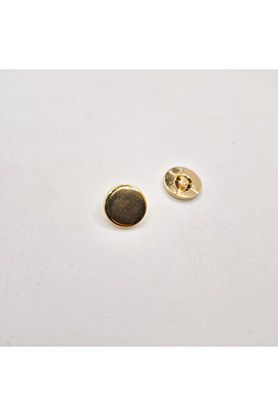 DEFİDA AKSESUAR Gold rengi 18 boy (11 ,20 mm ) Para Model Ayaklı Gömlek Düğme...
