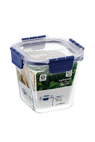 locknlock Glass Thermos Container - Square - 950ml Capacity