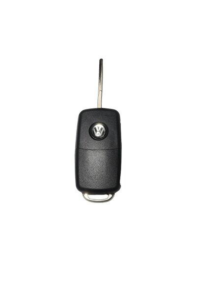 VW 2-button key case for Volkswagen Transporter T5 with logo and top LED