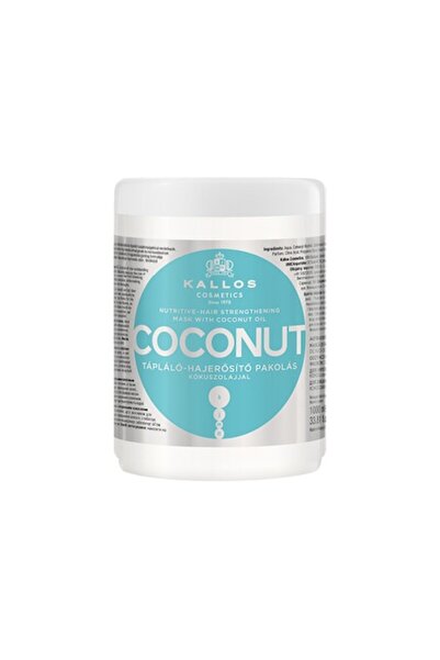Kallos Cosmetics Mască de păr cu ulei de cocos, Kallos KJMN, 1000 ml