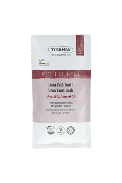 TİTANİA Săruri de baie pentru picioare cu 25% uree, Titania, 40 g