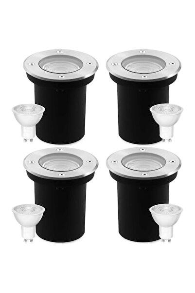 OEM Spoturi exterioare 4 buc GU10, 3W, IP67, lumină caldă, design elegant