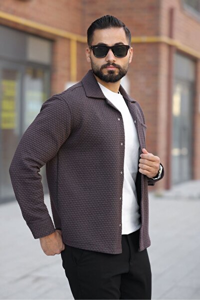 Artı1 Мъжка удобна зимна яке с капитонирана подплата и свободна кройка - палто