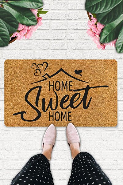 İN3DEX Sweet Home Coco Look Decorative Door Mat for Front & Indoor Use