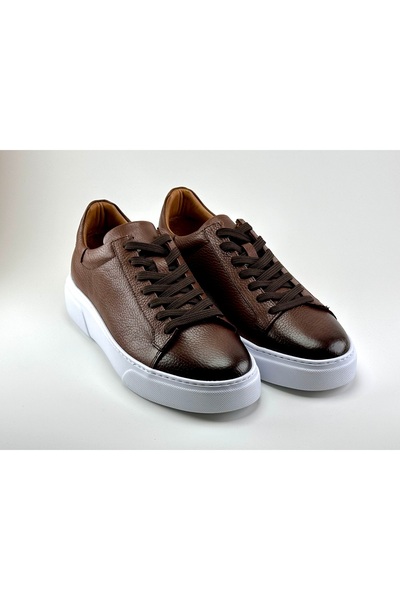 ALZA 1. Quality Genuine Leather Men's Sneaker Daily Comfortable Shoes - Ultra Comfort Eva Sole - High Quality